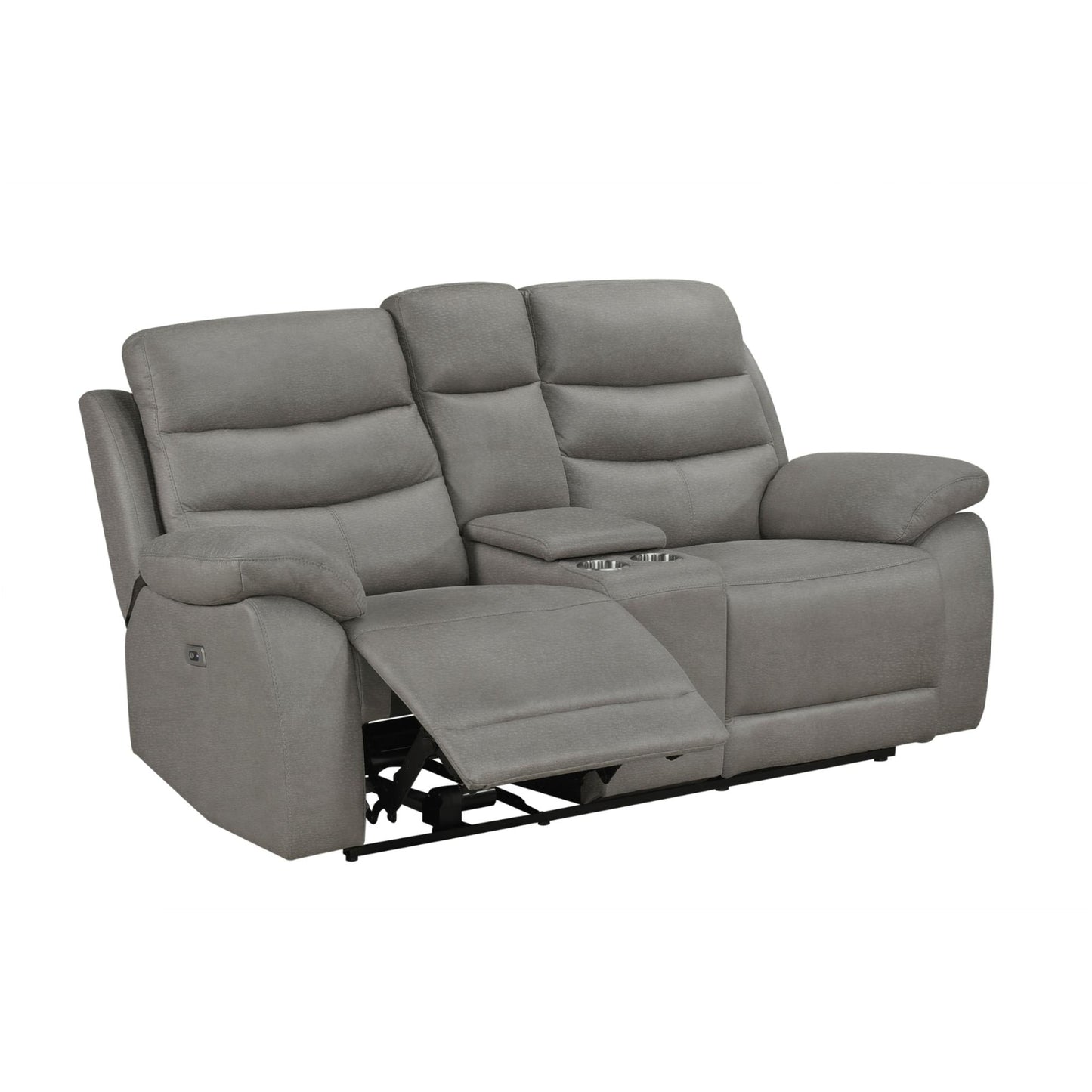 Hammond Power Reclining Loveseat M99090 - Brown / Grey