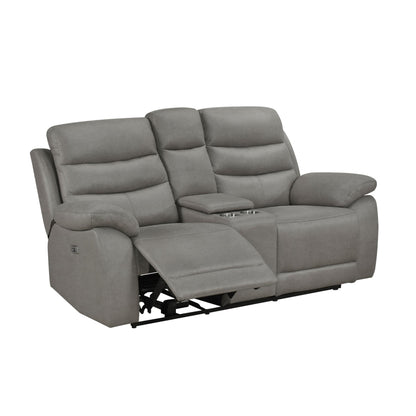 Hammond Power Reclining Loveseat M99090 - Brown / Grey