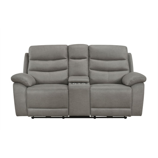 Hammond Power Reclining Loveseat M99090 - Brown / Grey