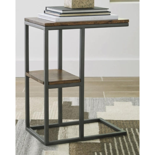 Forestmin Accent Table - Natural & Black