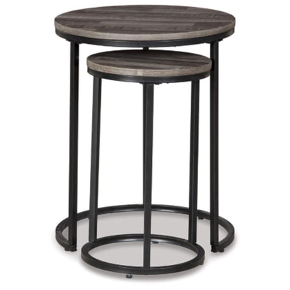 Briarsboro Accent Table Set - Black & Gray
