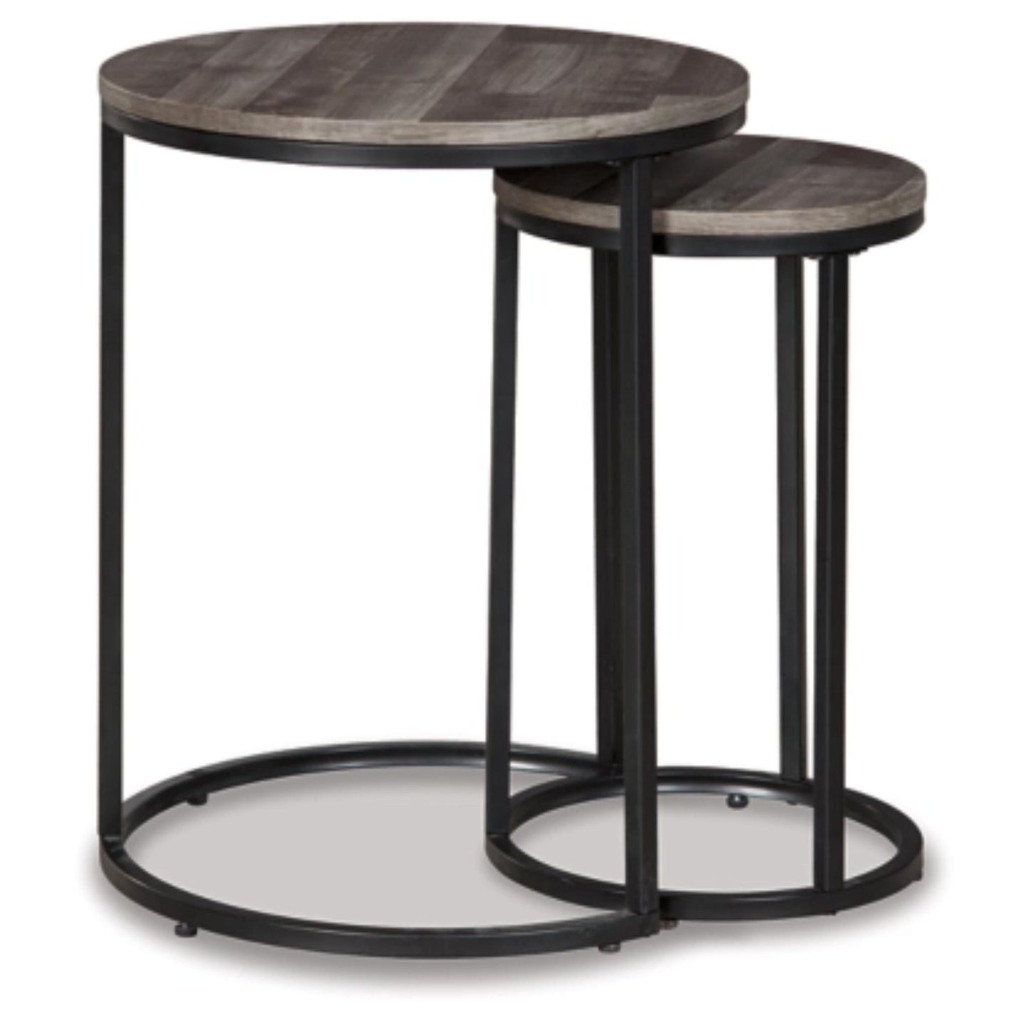 Briarsboro Accent Table Set - Black & Gray