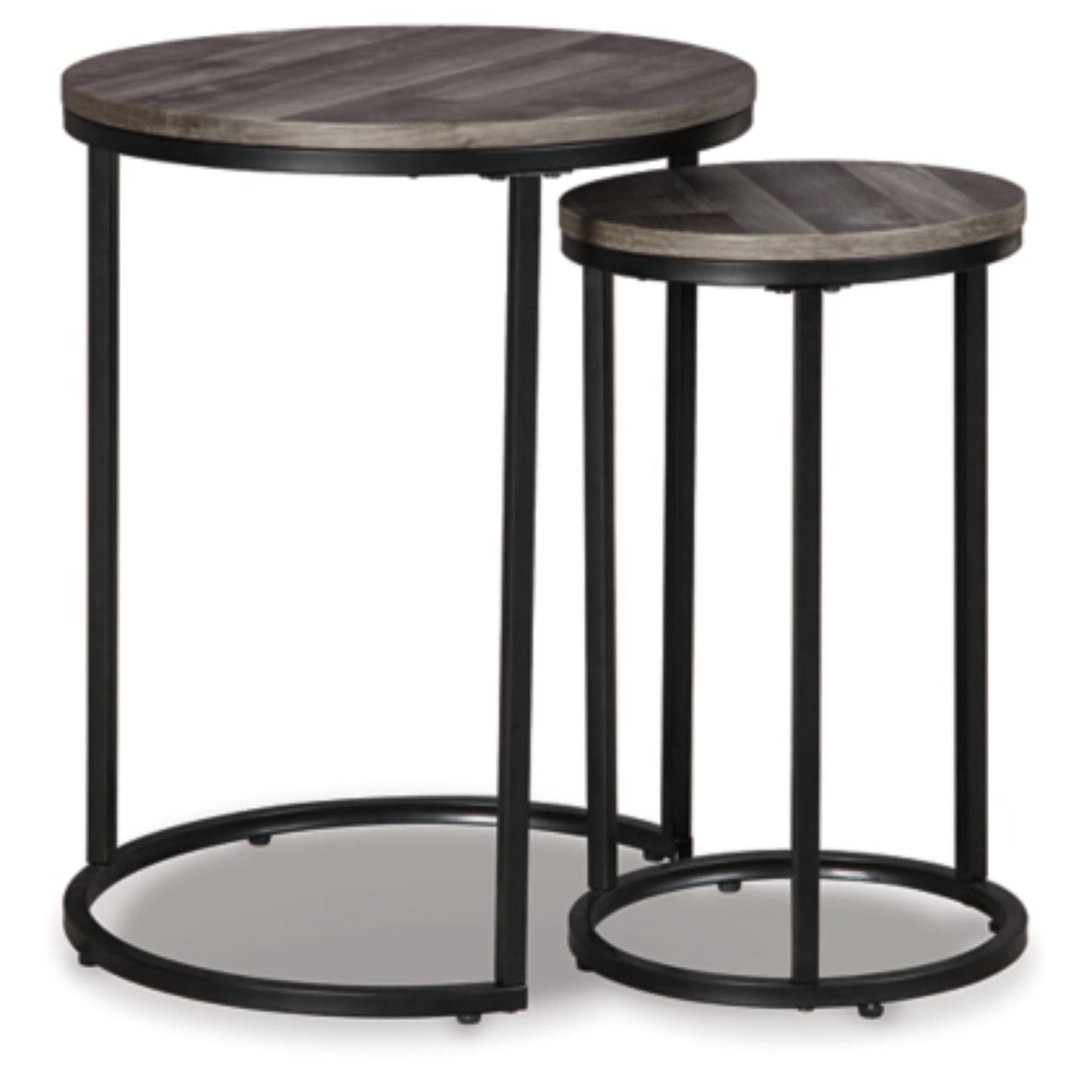 Briarsboro Accent Table Set - Black & Gray