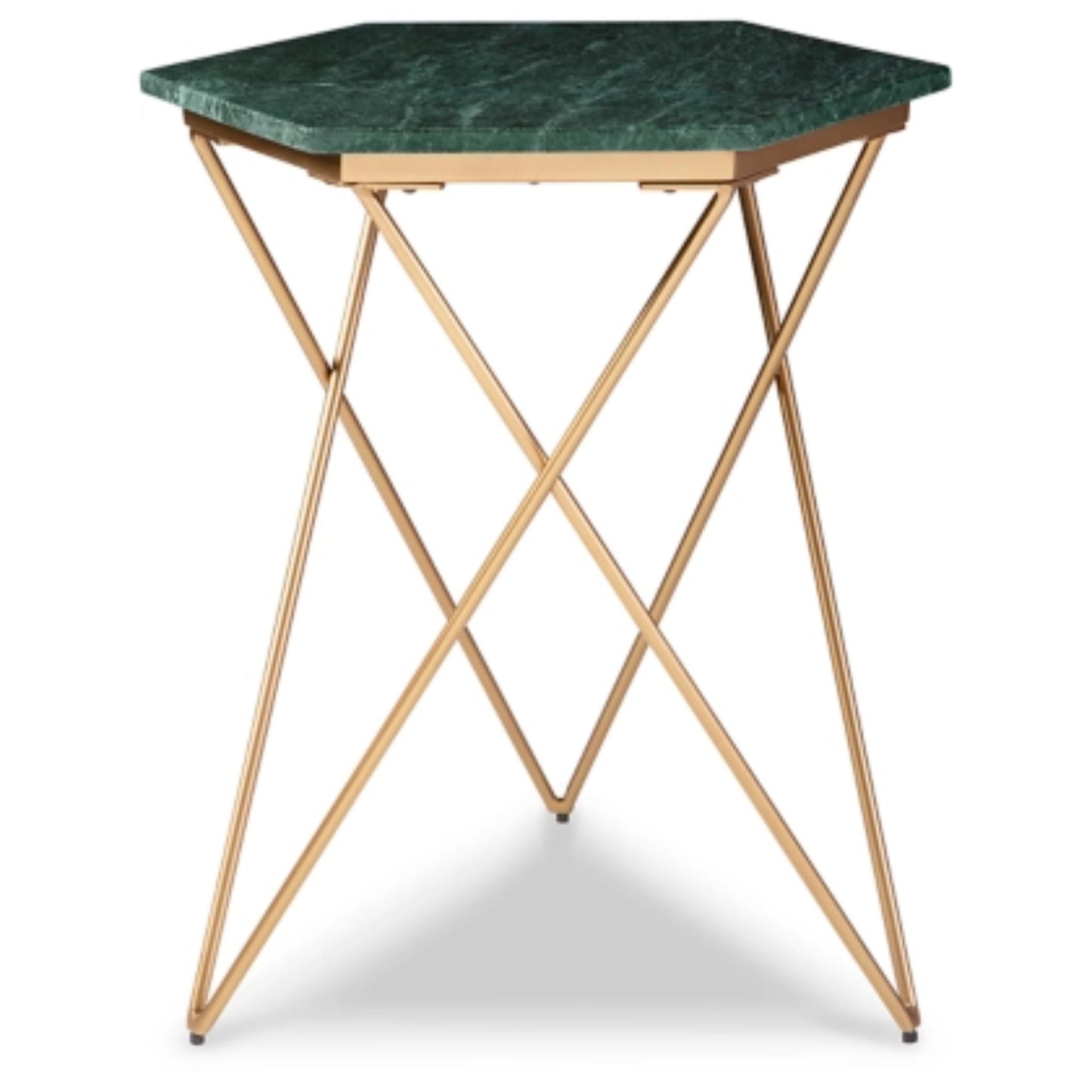 Engelton Accent Table - Green & Gold