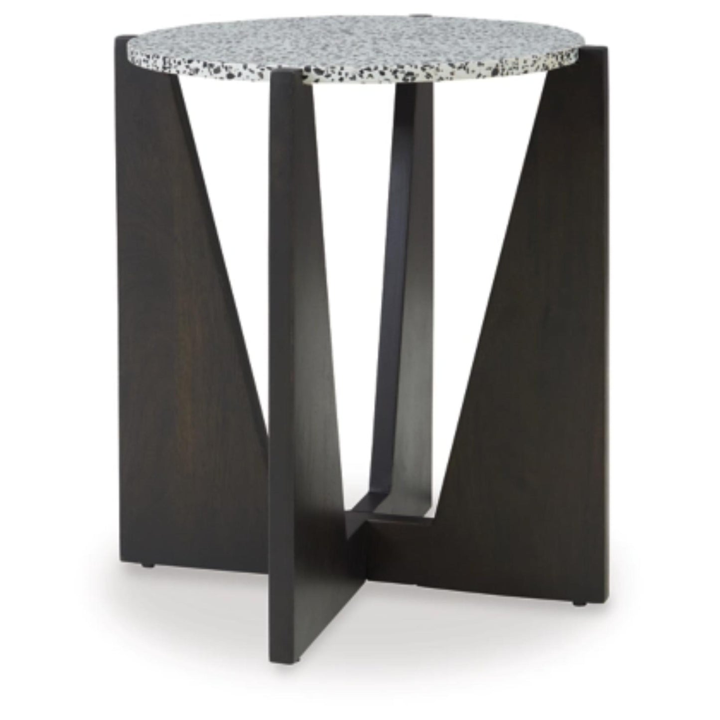 Tellrich Accent Table - Black & White