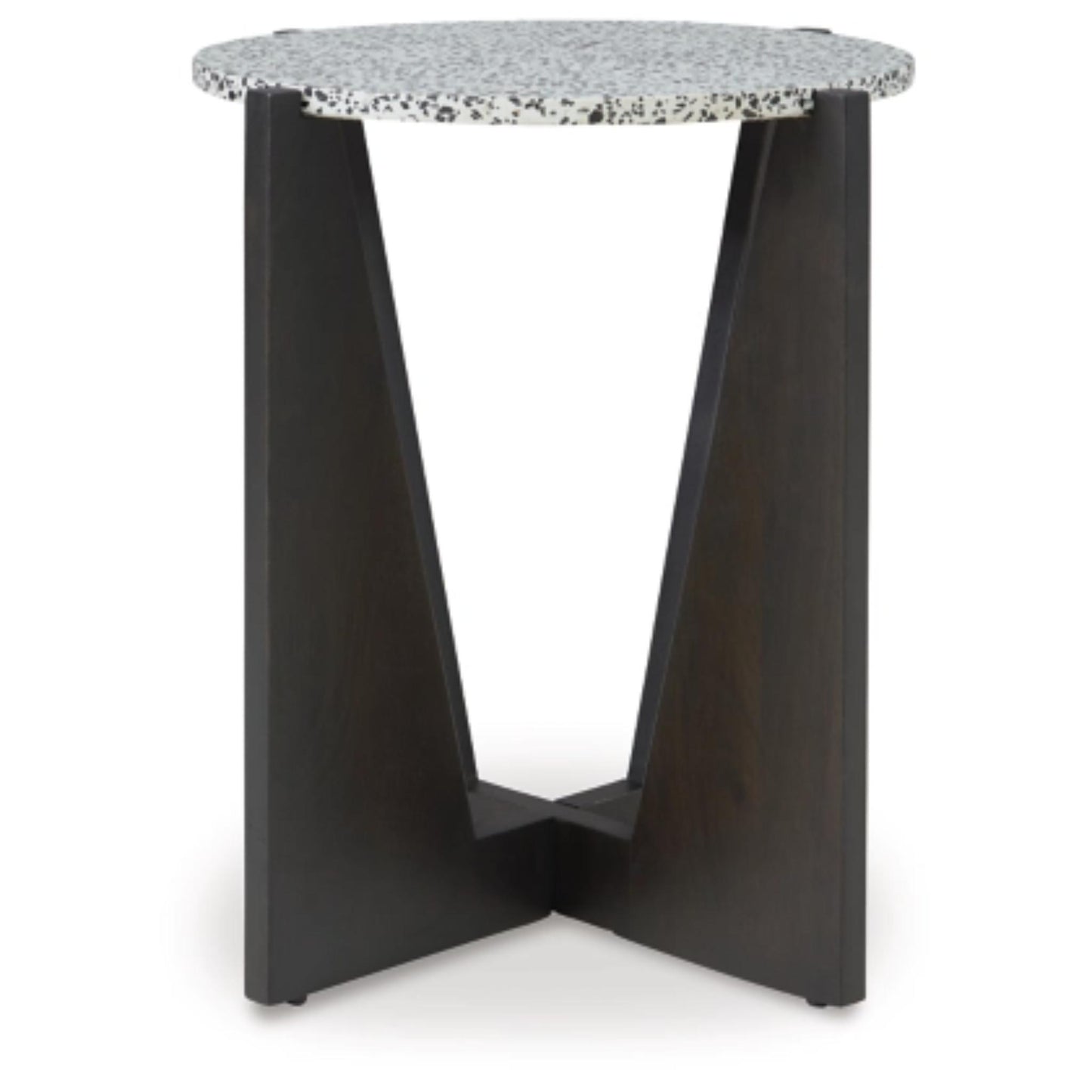 Tellrich Accent Table - Black & White