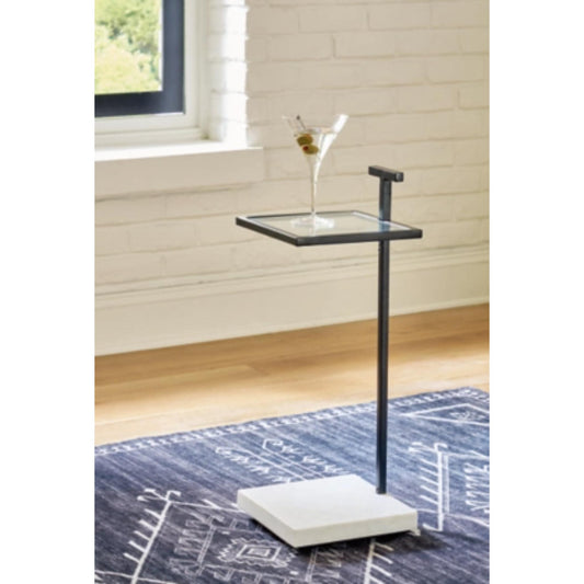 Mannill Accent Table - Black & White