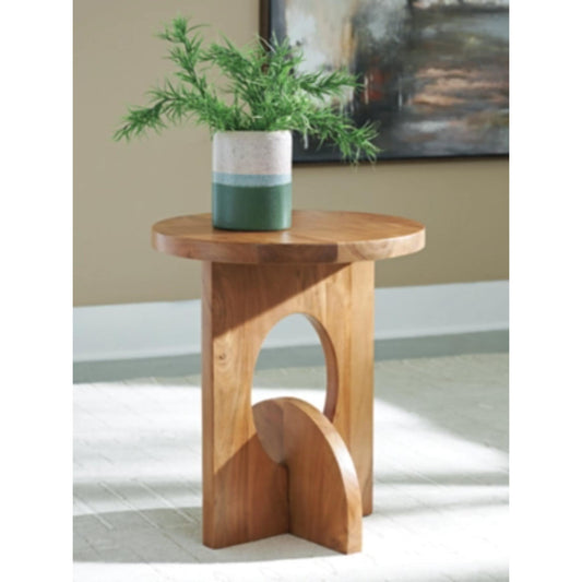 Hollbourne Accent Table - Brown