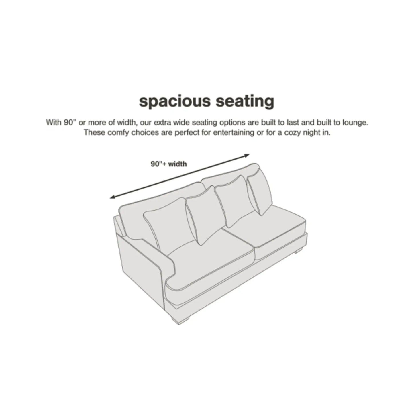 Bindura Sofa with Drop Down Table