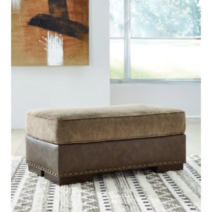 Alesbury Ottoman - Chocolate