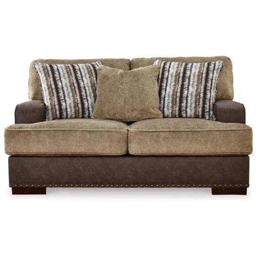 Alesbury Loveseat - Chocolate