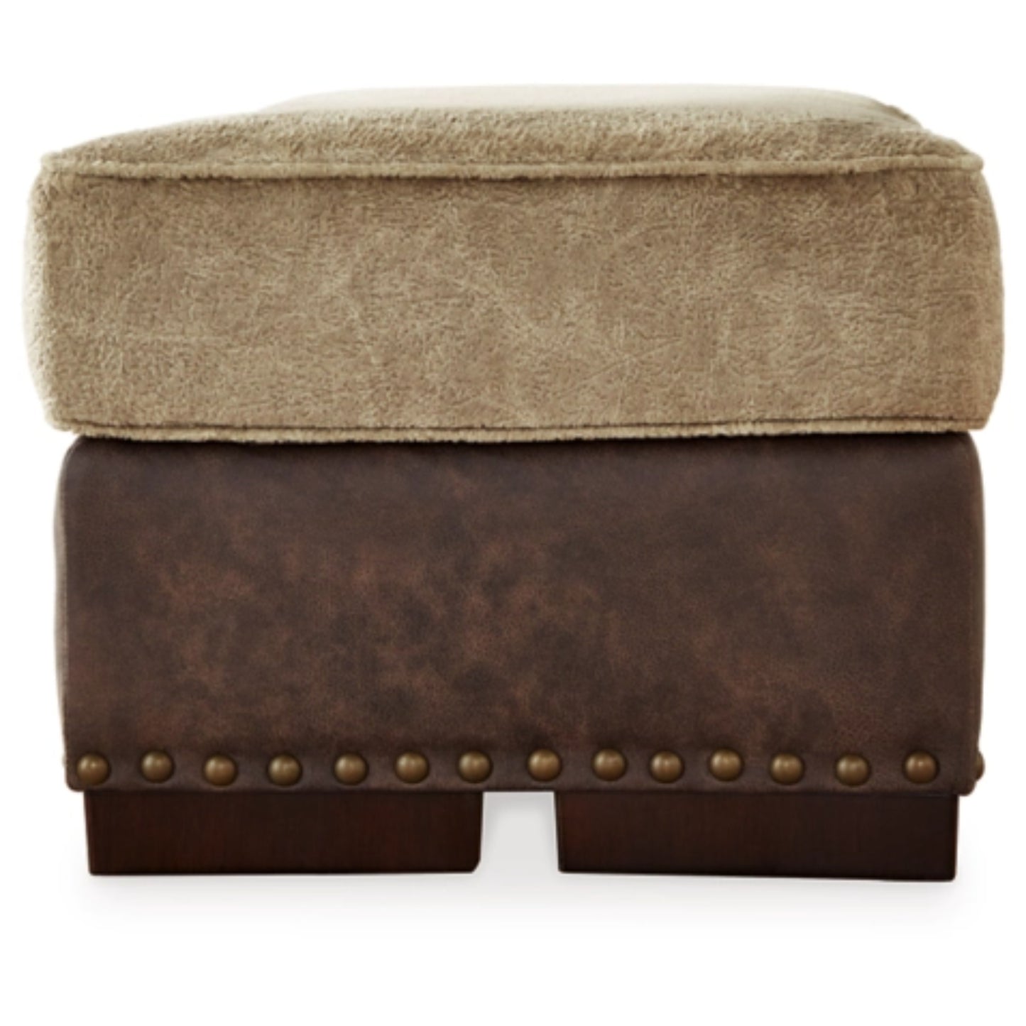 Alesbury Ottoman - Chocolate