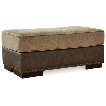 Alesbury Ottoman - Chocolate