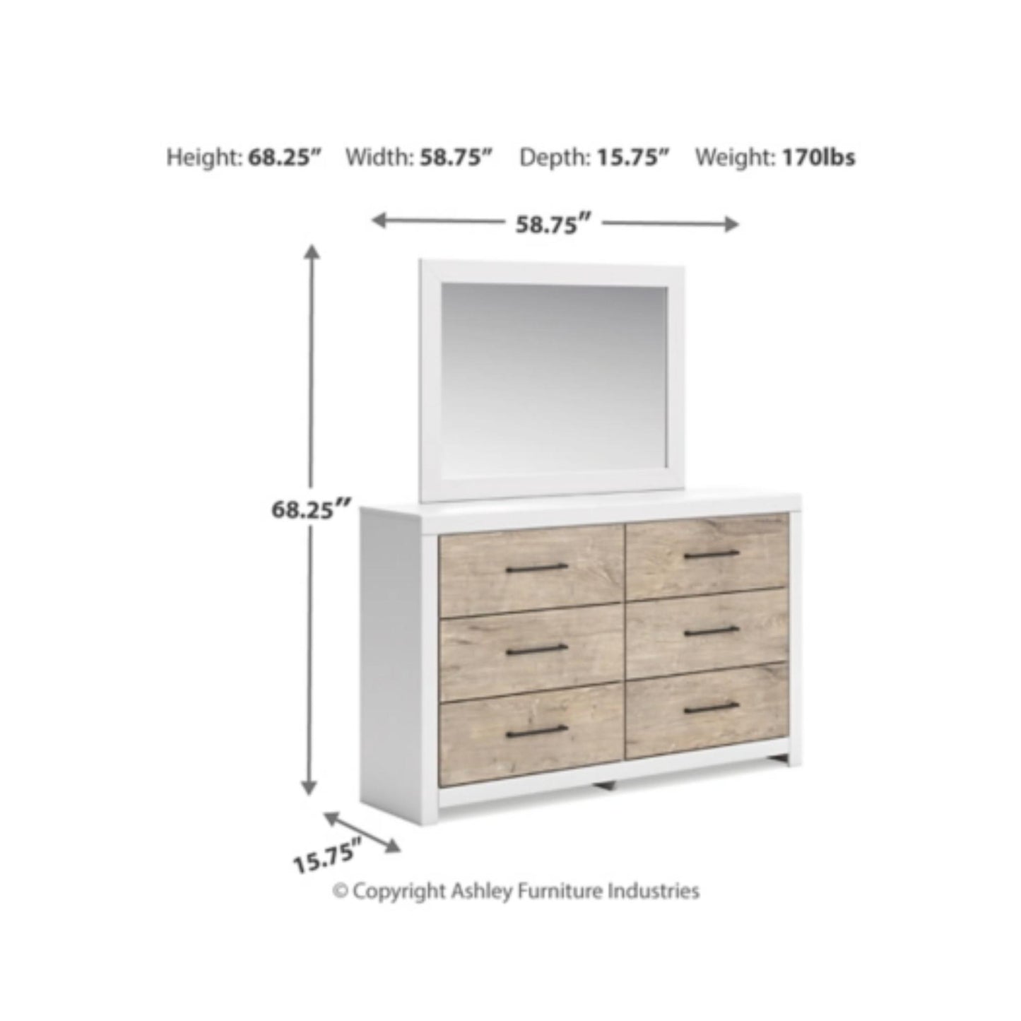 Charbitt Twin 6pc Bedroom Set