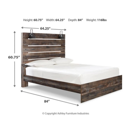 Queen Drystan Panel Bed