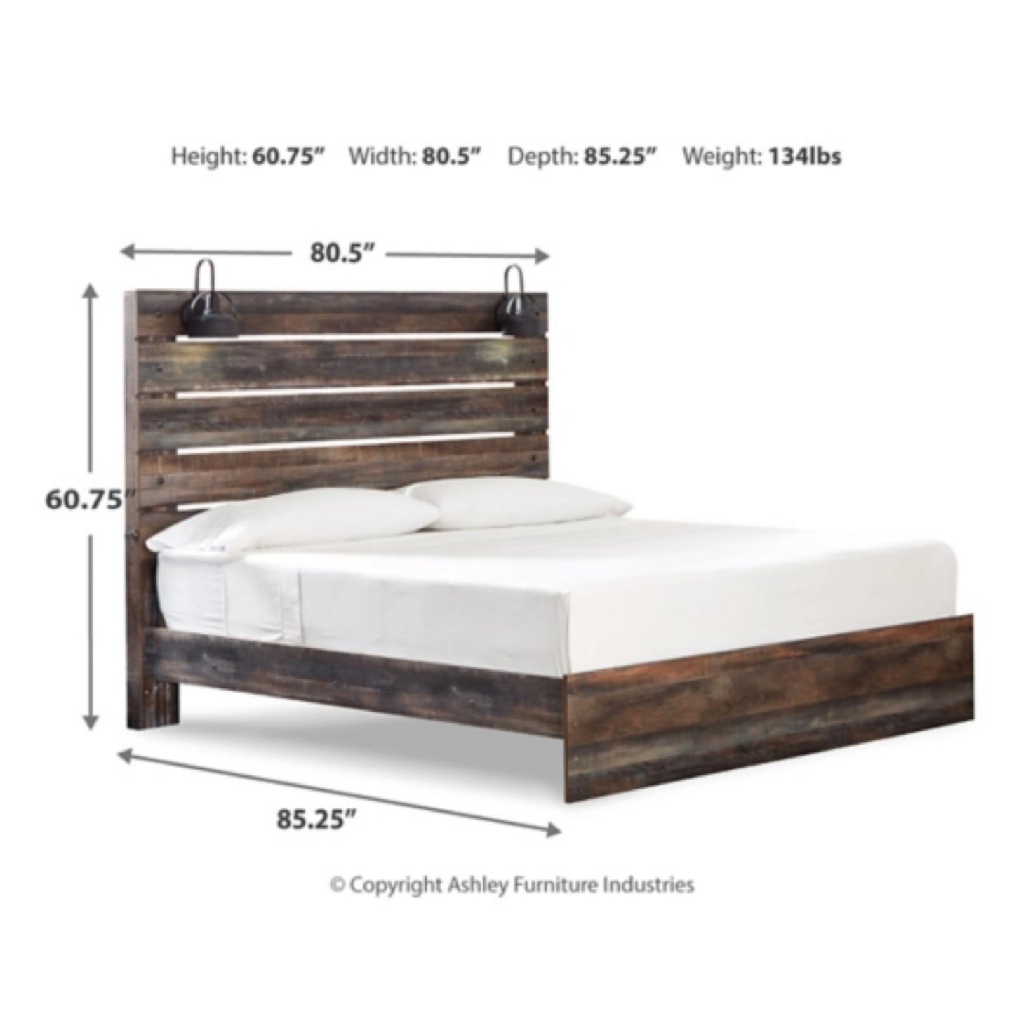 King Drystan Panel Bed