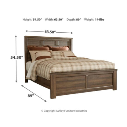 Queen Juararo Panel Bed
