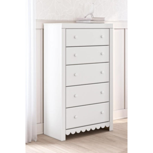Mollviney Five Drawer Chest