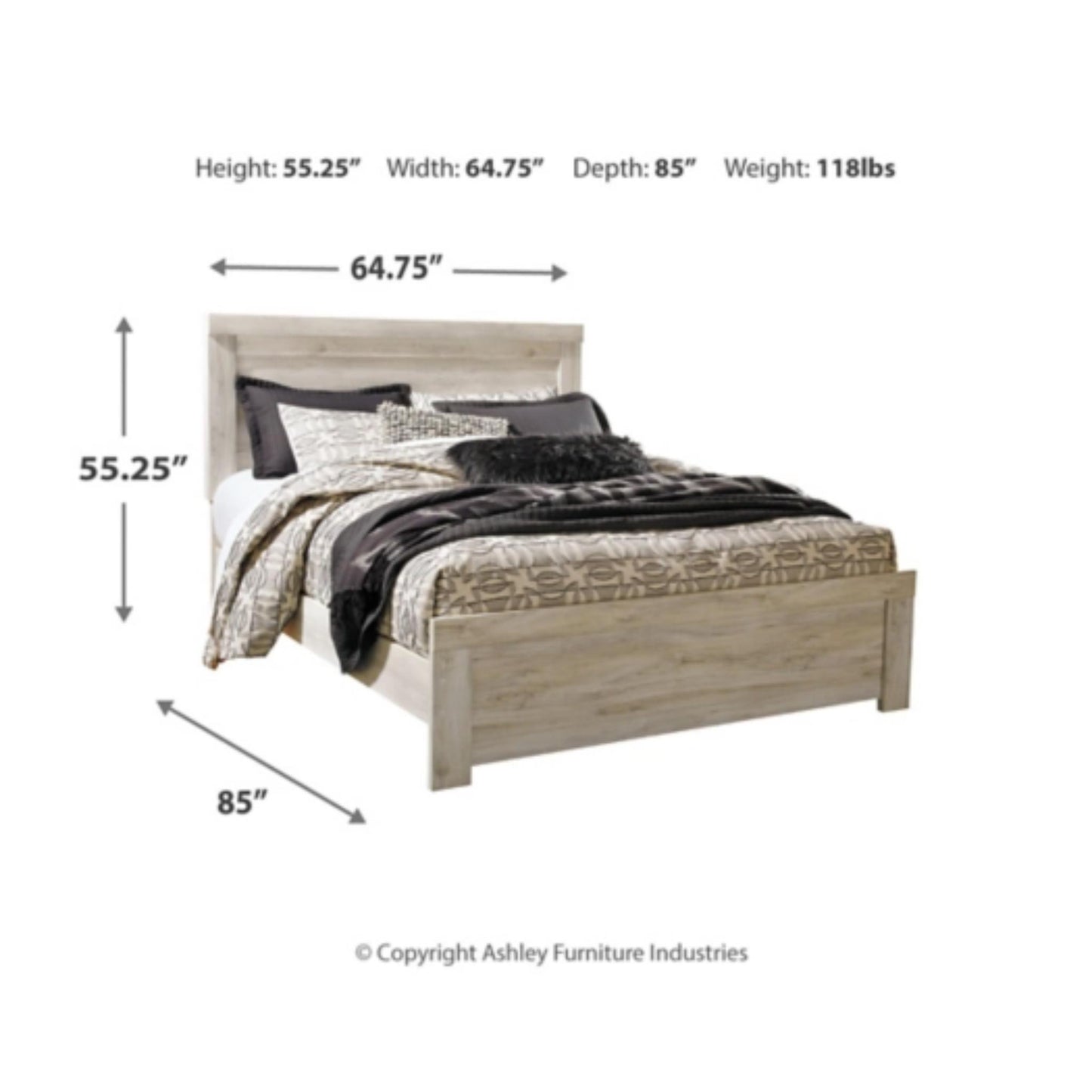 Queen Bellaby Panel Bed