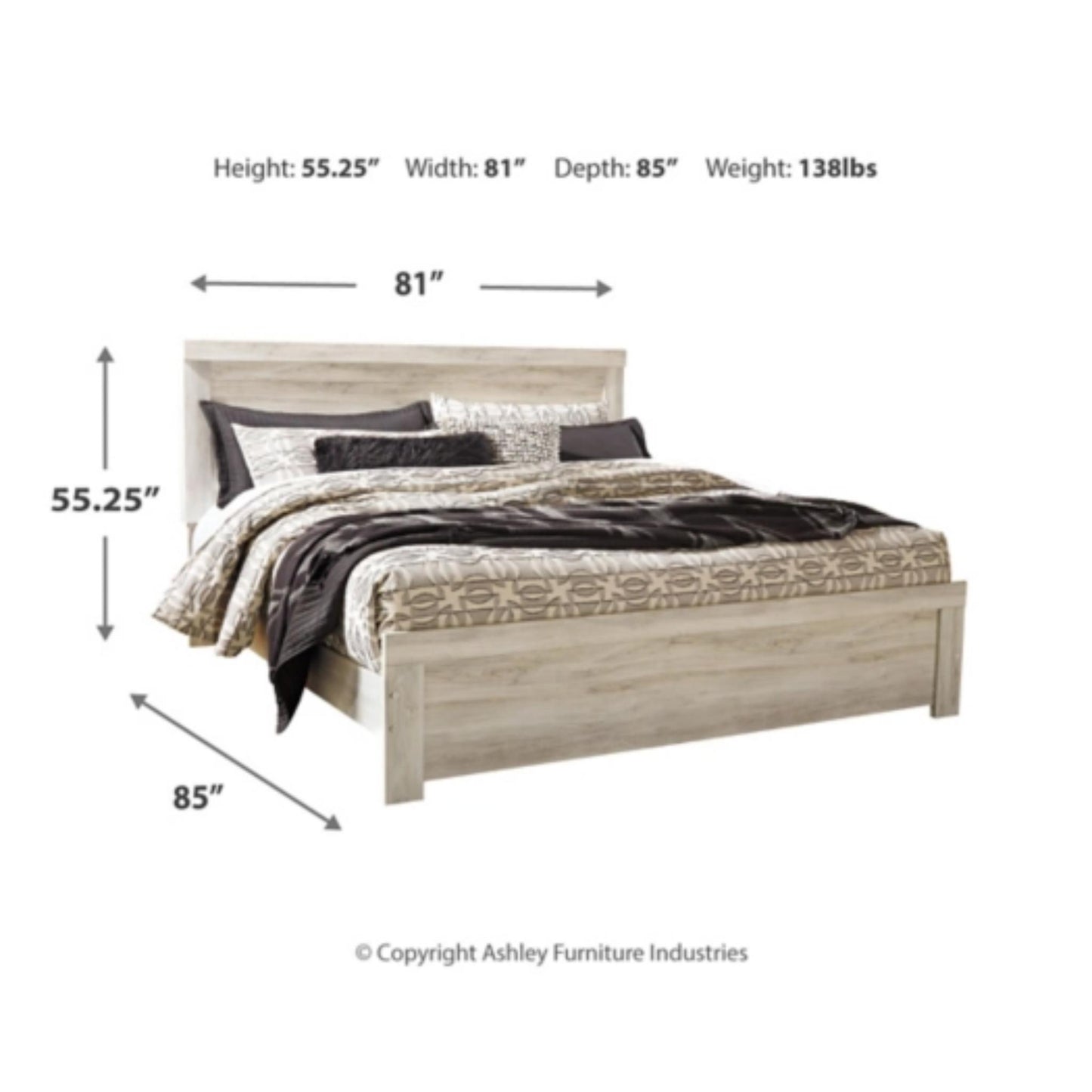 King Bellaby Panel Bed