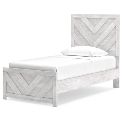 Twin Cayboni Panel Bed