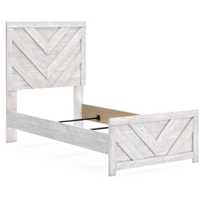 Twin Cayboni Panel Bed