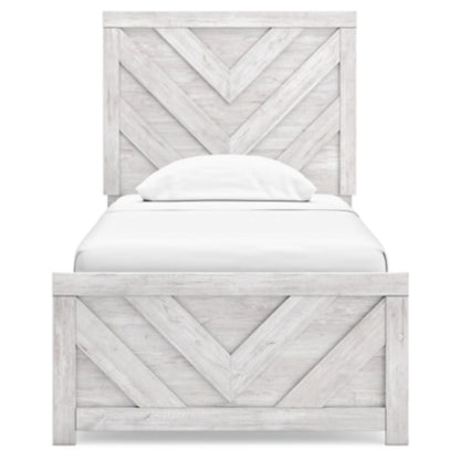 Twin Cayboni Panel Bed