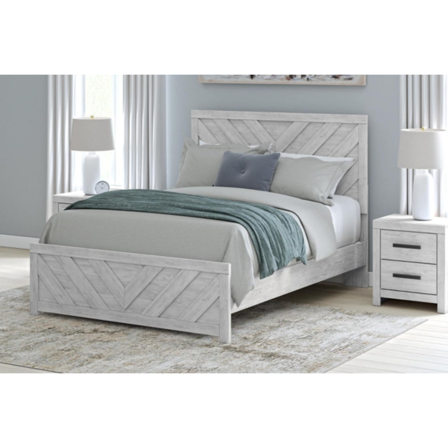 Queen Cayboni Panel Bed