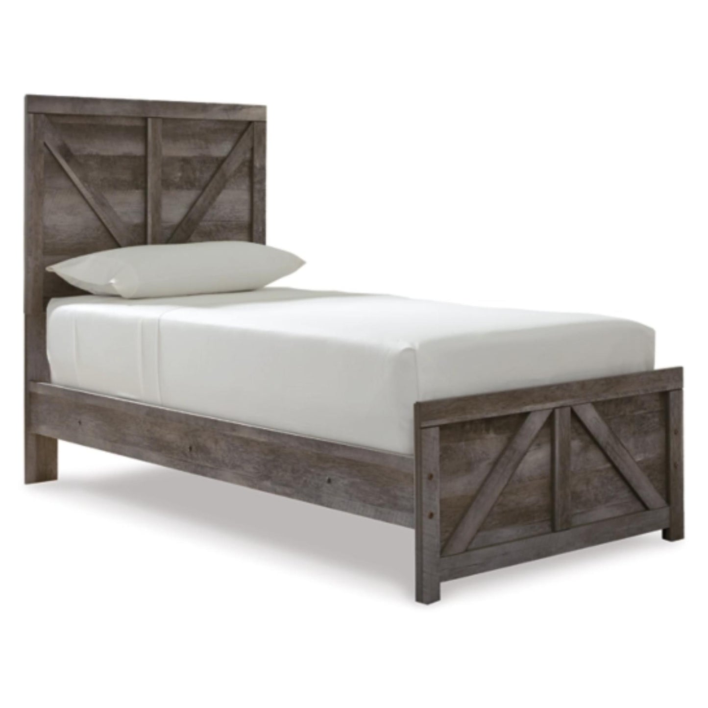 Twin Wynnlow Crossbuck Panel Bed