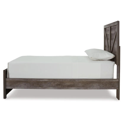 Twin Wynnlow Crossbuck Panel Bed