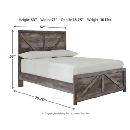 Full Wynnlow Crossbuck Panel Bed