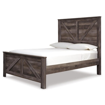 Queen Wynnlow Crossbuck Panel Bed