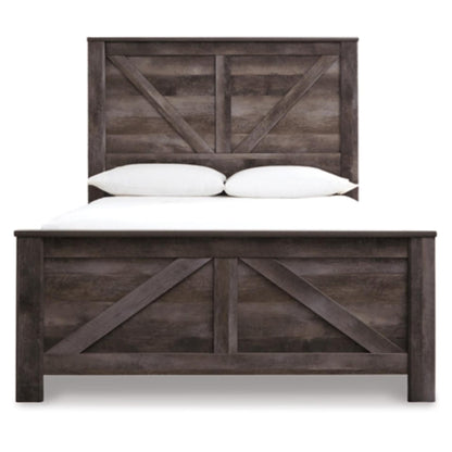 Queen Wynnlow Crossbuck Panel Bed