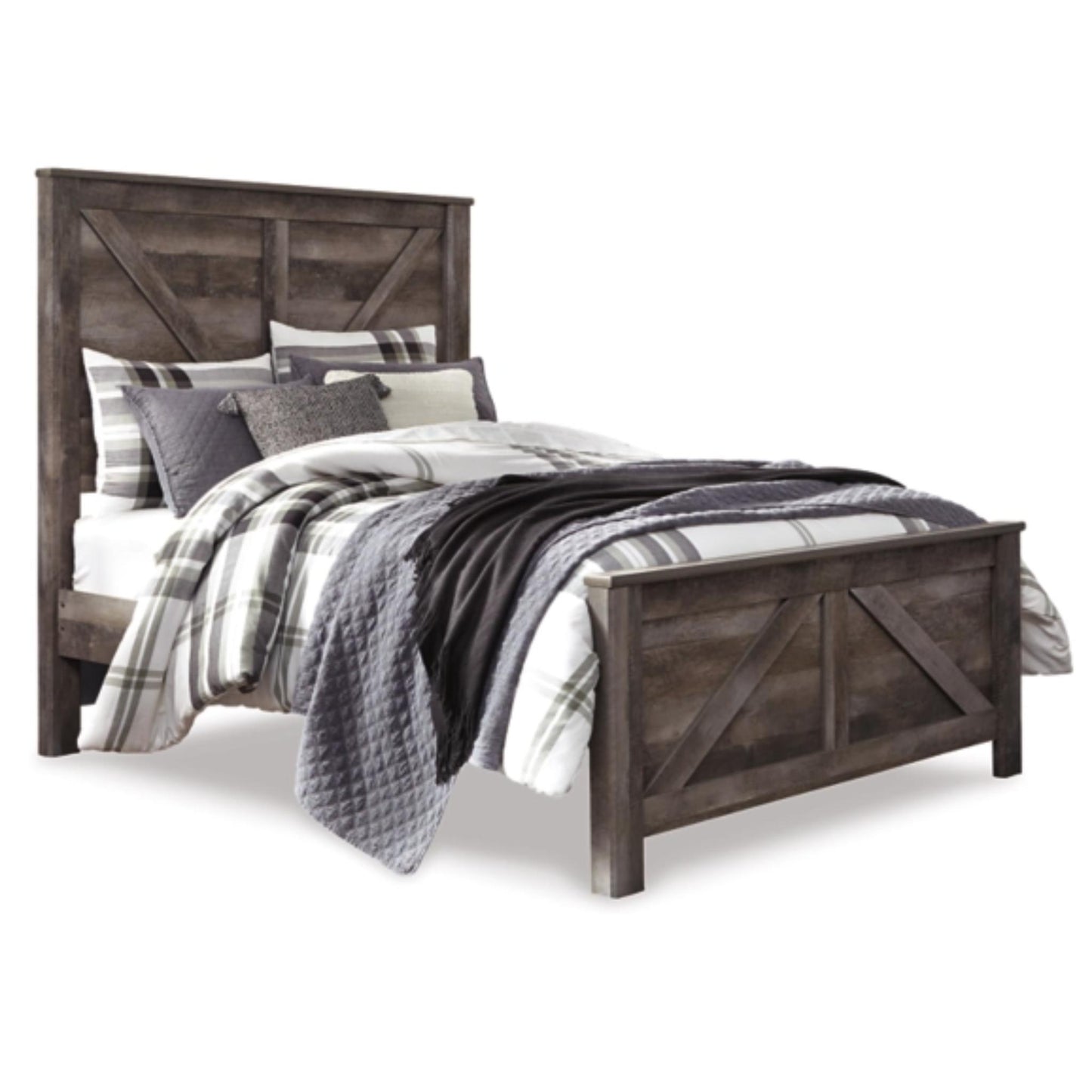 Queen Wynnlow Crossbuck Panel Bed