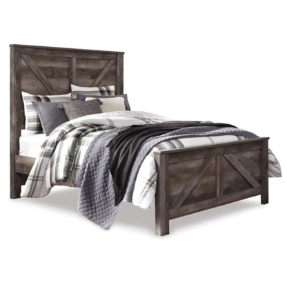 Queen Wynnlow Crossbuck Panel Bed