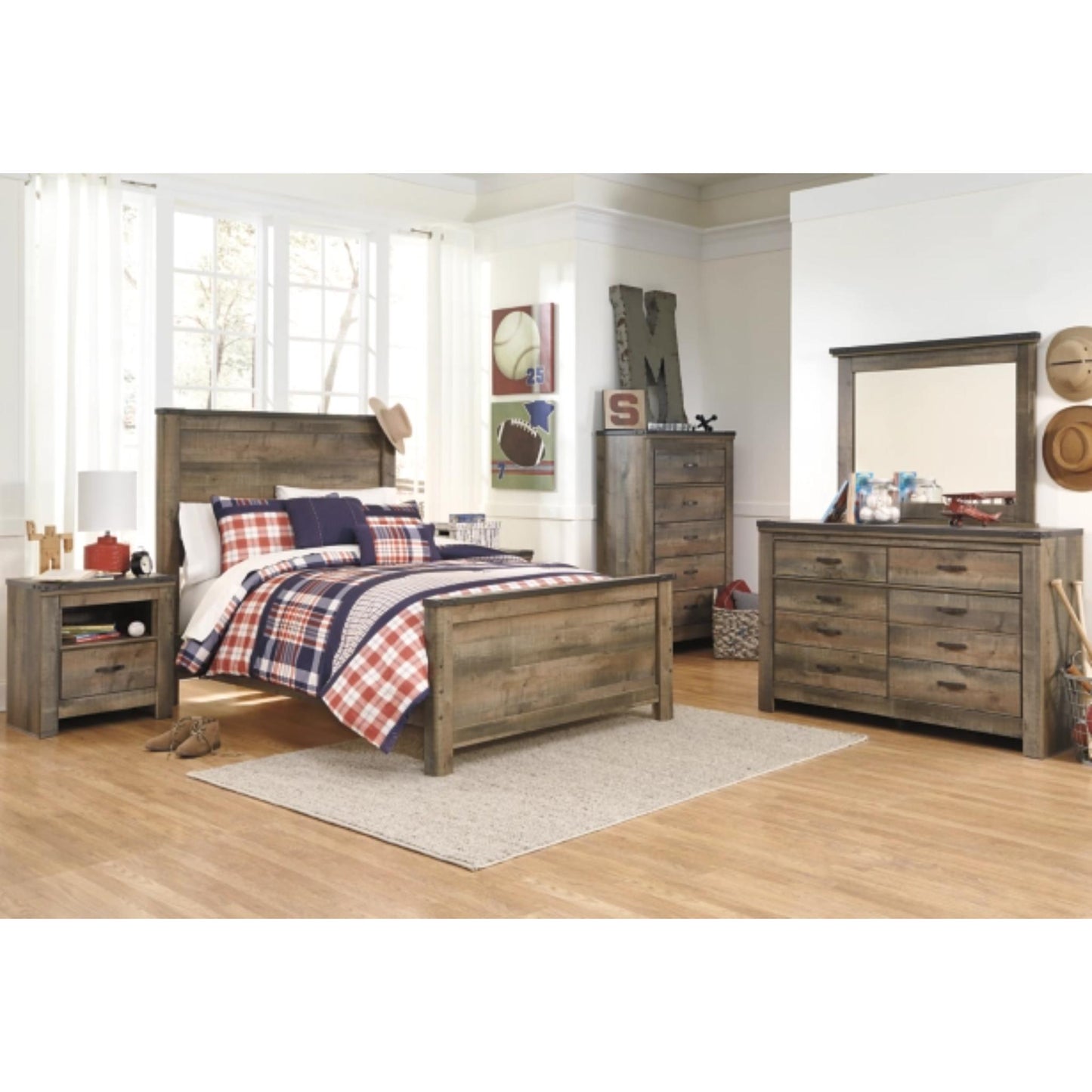 Full Trinell Panel Bed