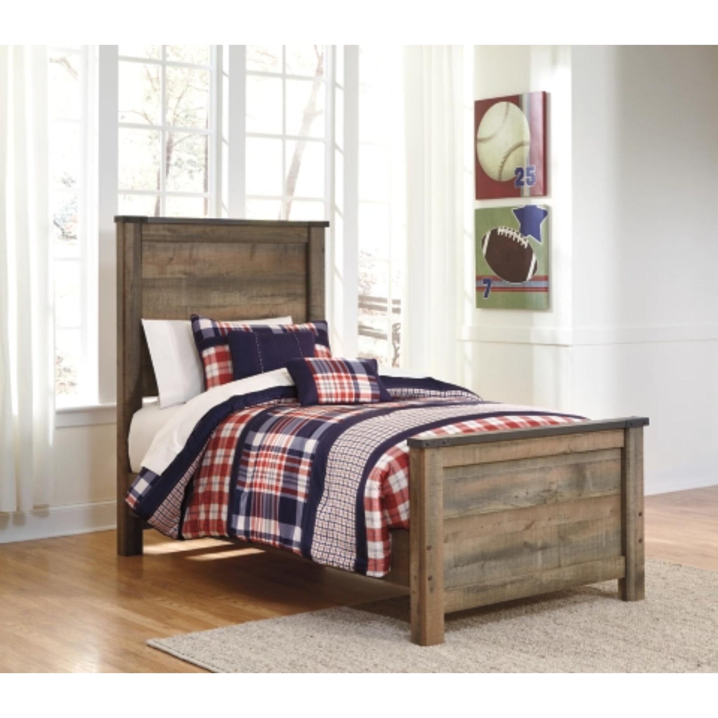 Twin Trinell Panel Bed