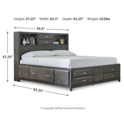 Queen Caitbrook Storage Bed with 8 Drawers