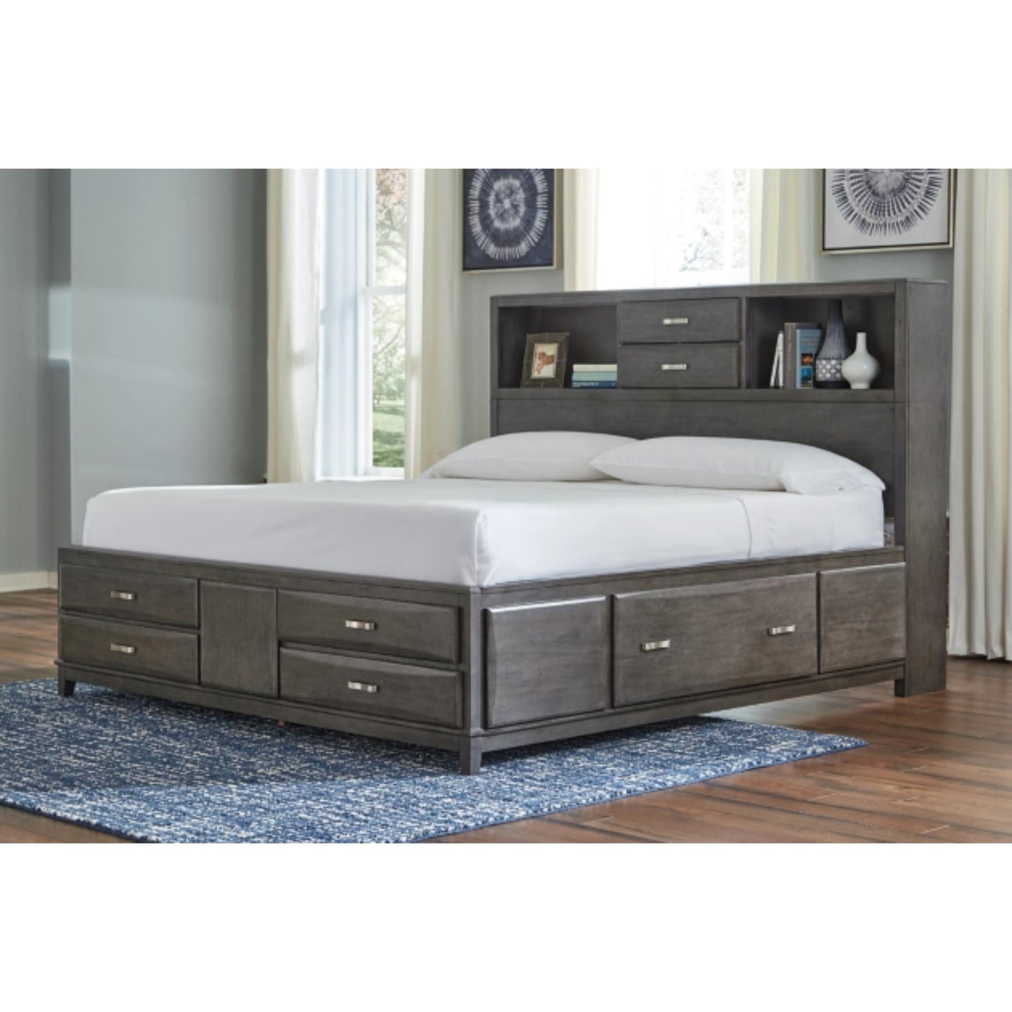 Queen Caitbrook Storage Bed with 8 Drawers
