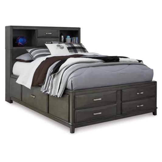 Full Caitbrook Storage Bed with 8 Drawers