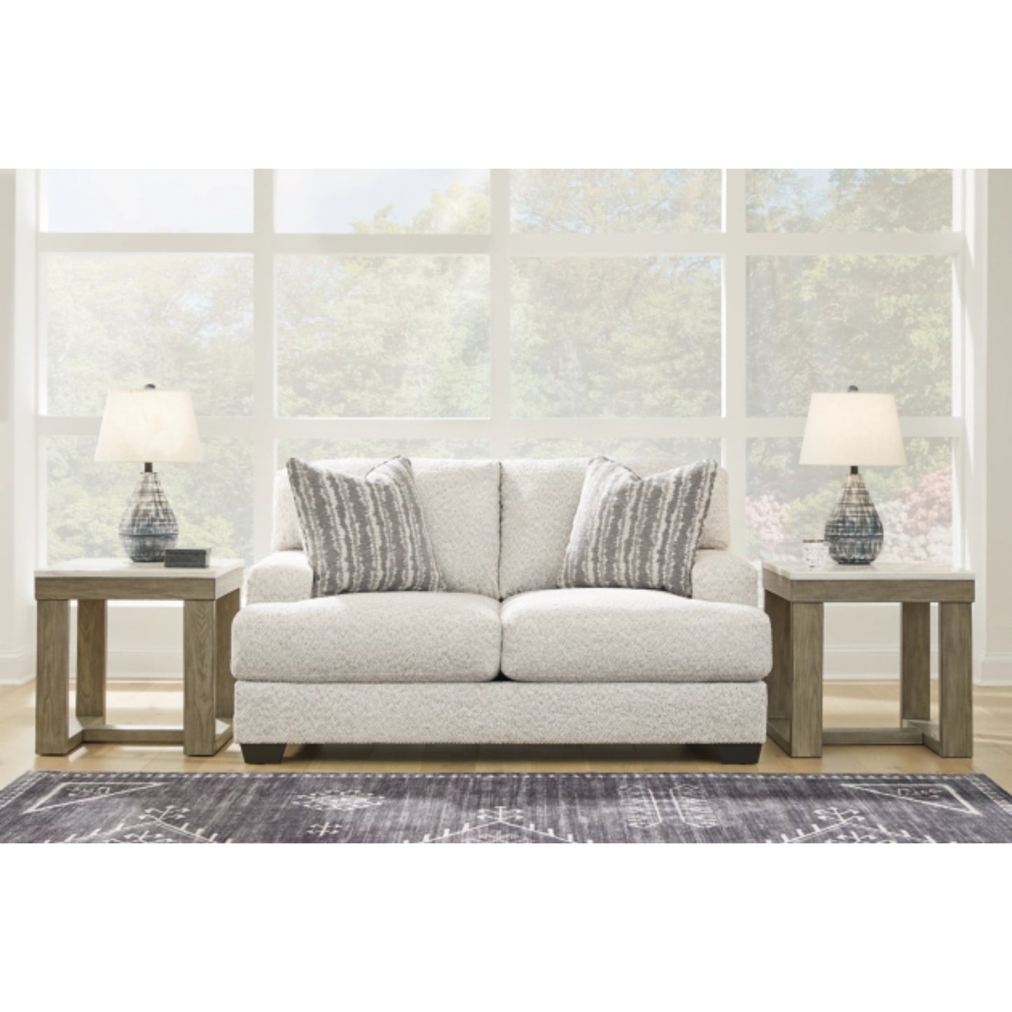 Brebryan Loveseat - Flannel