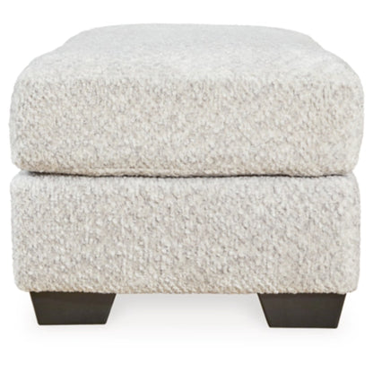 Brebryan Ottoman - Flannel