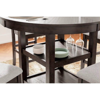 Langwest Counter Table Set with 4 Chairs
