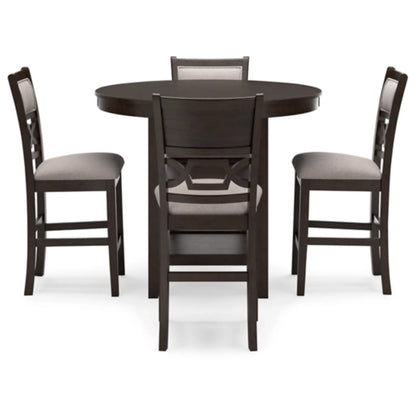 Langwest Counter Table Set with 4 Chairs