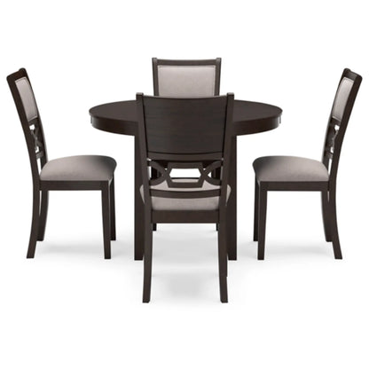 Langwest Dining Room Table Set with 4 Chairs