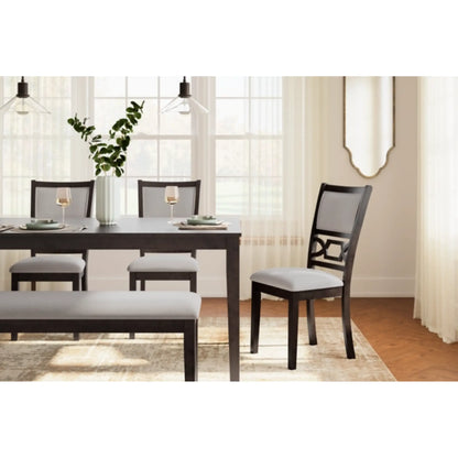 Langwest Dining Room Table Set with 4 Chairs and Bench