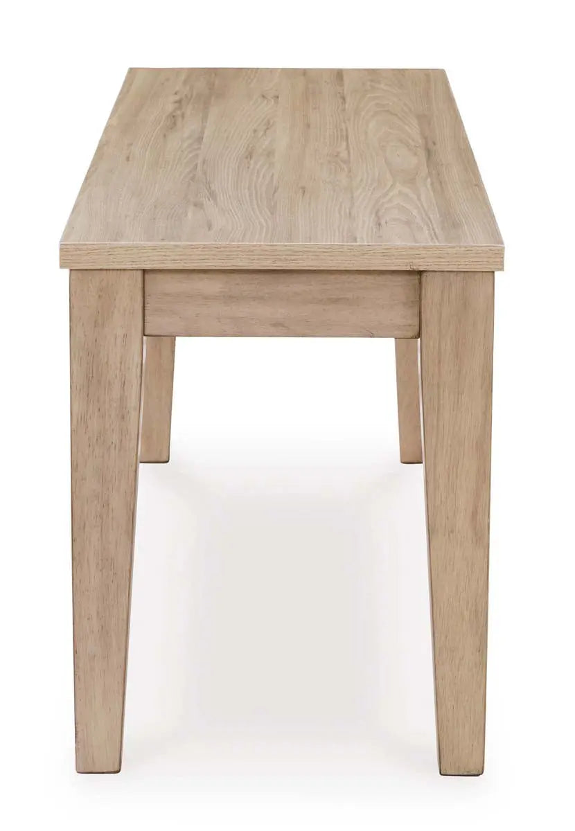 Ashley Gleanville 6Pc Dining Set in Light Brown