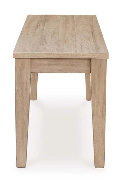 Ashley Gleanville 6Pc Dining Set in Light Brown