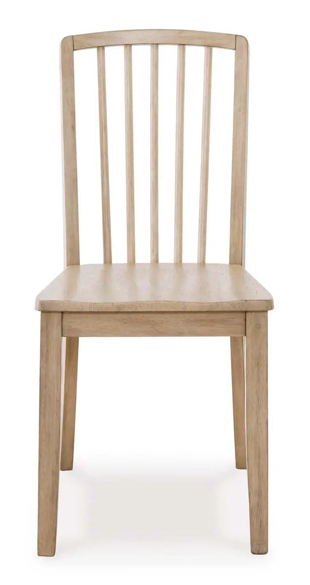Ashley Gleanville 6Pc Dining Set in Light Brown