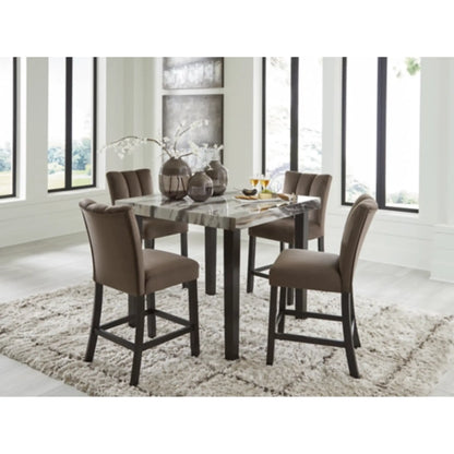 Jeshina Counter Height Dining Table and 4 Barstools